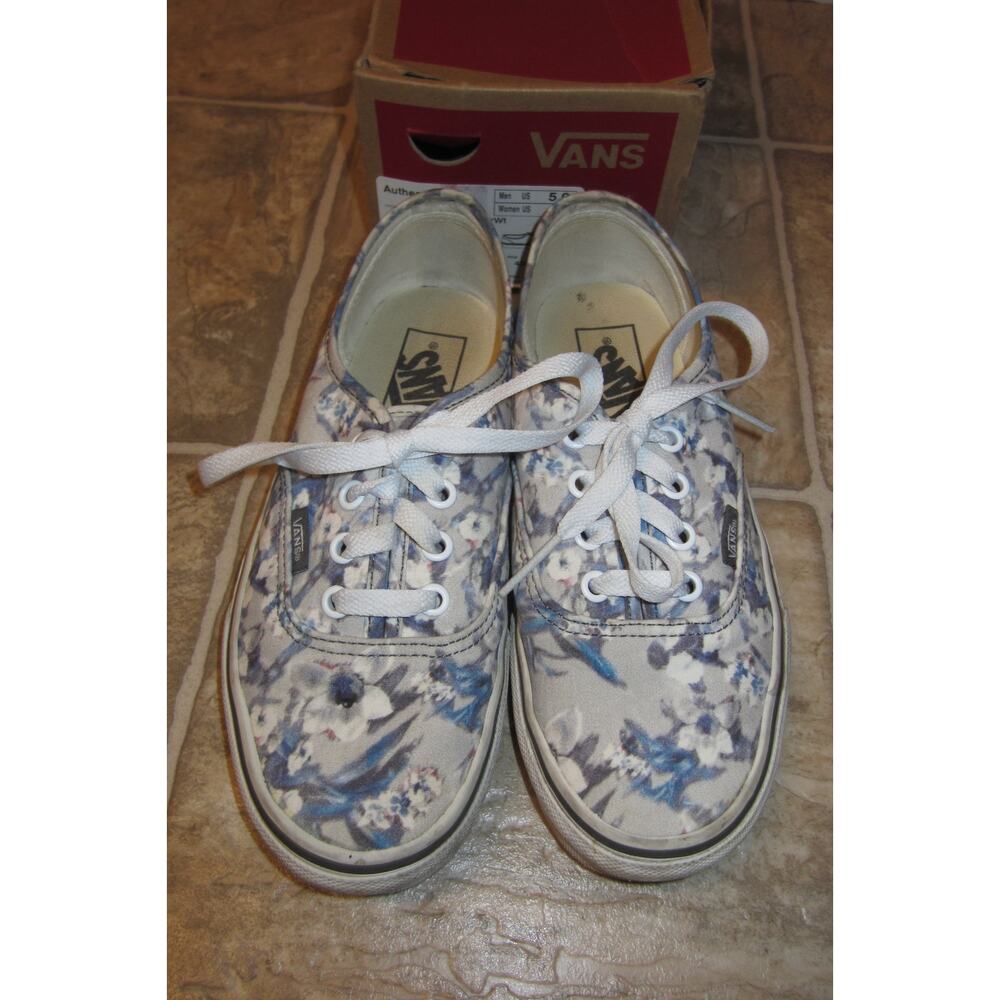 EUC Vans Era Blurred Floral size 6.5